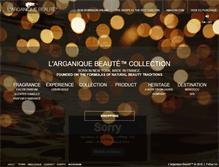 Tablet Screenshot of larganiquebeaute.com